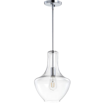 Watts Glass/Metal LED Pendant - JONATHAN Y